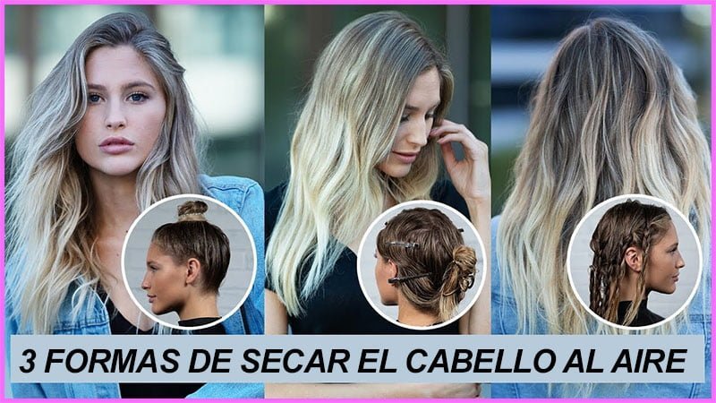 secar el cabello al aire