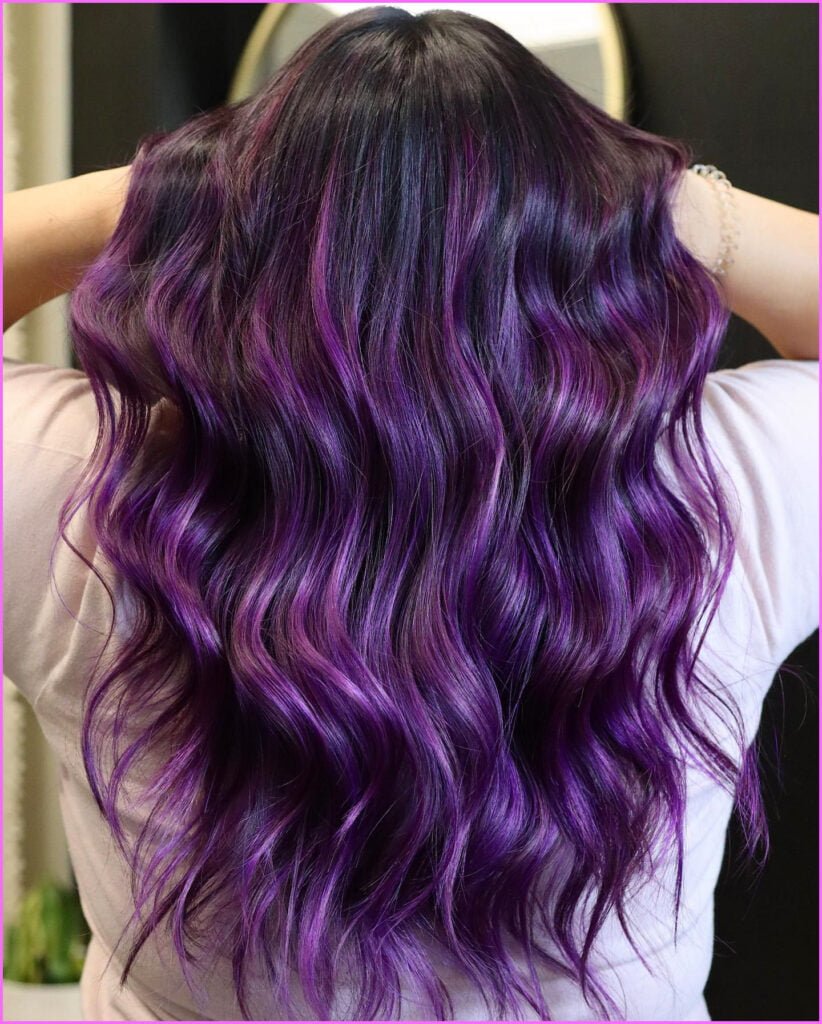 Tonos de Cabello Morado Descubre Estilos de Claro a Oscuro y ➕