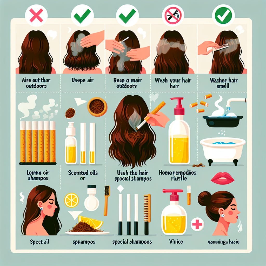 Cómo eliminar el olor a tabaco del pelo: los mejores métodos